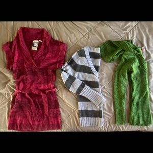 Juniors Sweaters Lot of 3